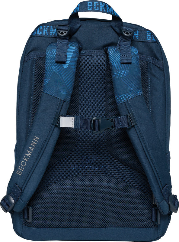 Beckmann Junior Sport Rucksack – Blue Quartz – 31,0 × 45,0 × 22,0 cm – aus recyceltem PET