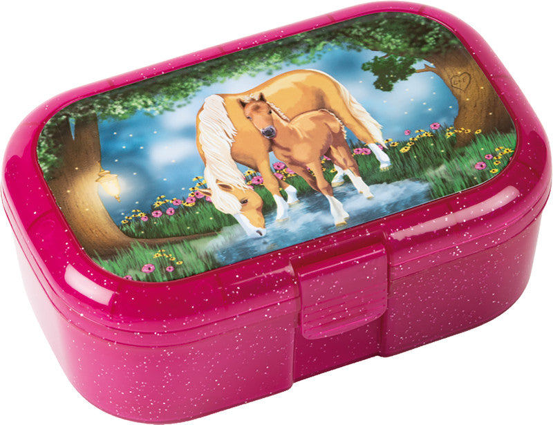 Tapirella Lunchbox – 1,2 l – mit herausnehmbarem Einsatz – Kunststoff – mehrfarbig – 16,5 × 6,5 × 10,5 cm
