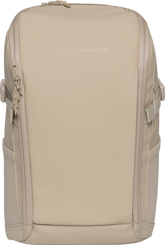 Beckmann Street Go – Notebook-Rucksack – für 16"-Notebook, 26 l, rPET (recyceltes PET), beige