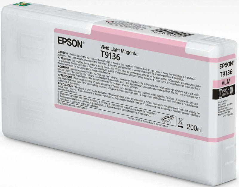 Epson Tintenpatrone T9136, Magenta, 200 ml