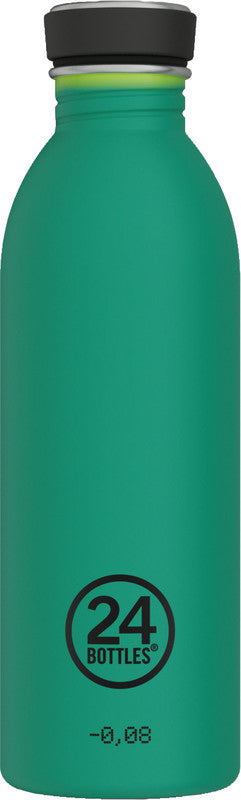24Bottles Trinkflasche Urban Reactive – 5 dl – Edelstahl, Schraubverschluss, auslaufsicher – Gelb/Grün