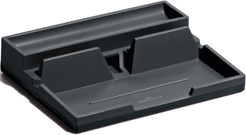 Durable Varicolor Ablageschale – grau, Kunststoff, B 190 × H 50 × T 240 mm