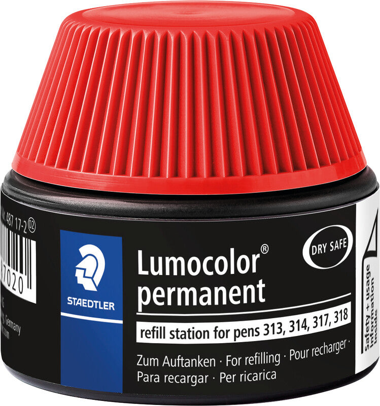 Staedtler Marker-Nachfüllung für Lumocolor permanent 313, 314, 317 + 1 weitere – 15 ml