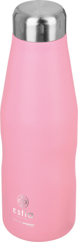 Estia Trinkflasche – 5 dl – Edelstahl, isoliert, Schraubverschluss – Blossom Rose