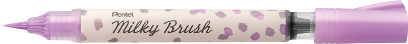 Pentel Milky Brush Pinselstift – wasserbasiert, pigmentiert, violett