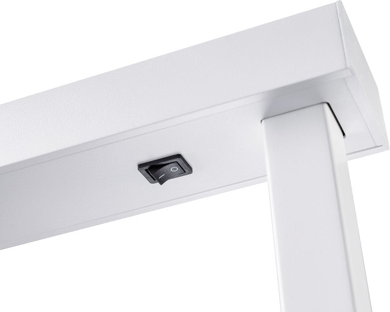 Hansa Beryll Stehleuchte – 4200 K Neutralweiss, 3970 lm, Weiss