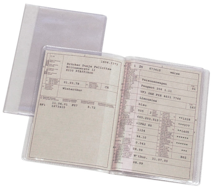 Dufco Dokumentenhülle – 105 × 148 mm, Kunststoff, transparent – 5 Stück