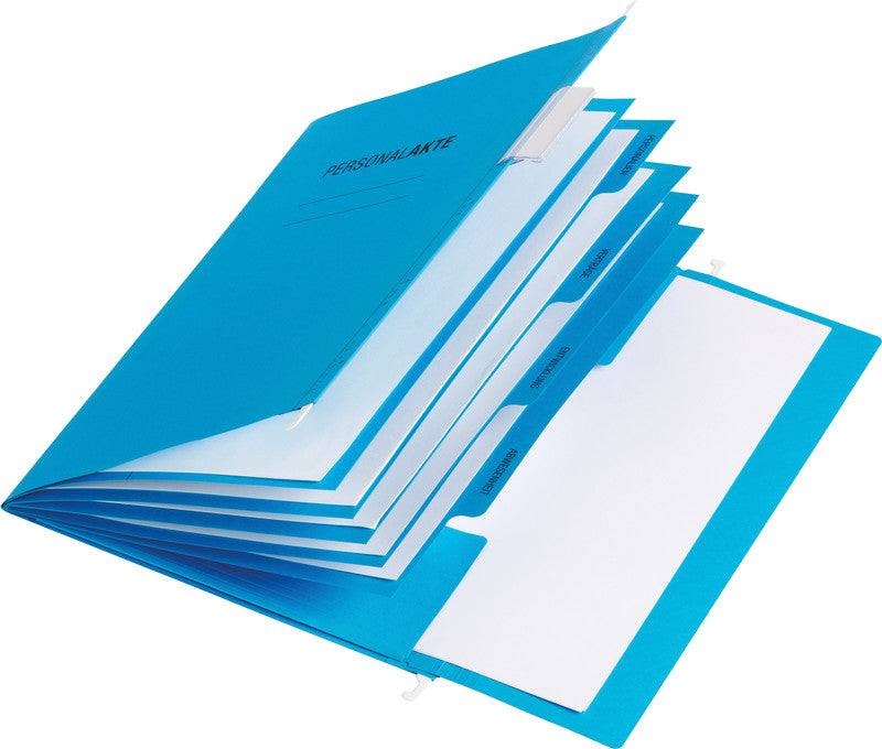 Pagna Hängeordner für A4 – Karton, Blau, 345 × 245 mm, mit Vordruck