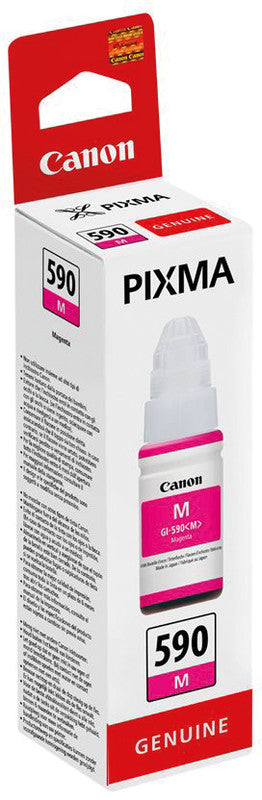 Canon Tintenpatrone GI-590M, Magenta, 70 ml – für Tintenstrahldrucker/Multifunktionsgeräte