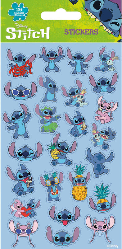 Disney Etiketten, Lilo & Stitch – sortiert – 24 Stk.
