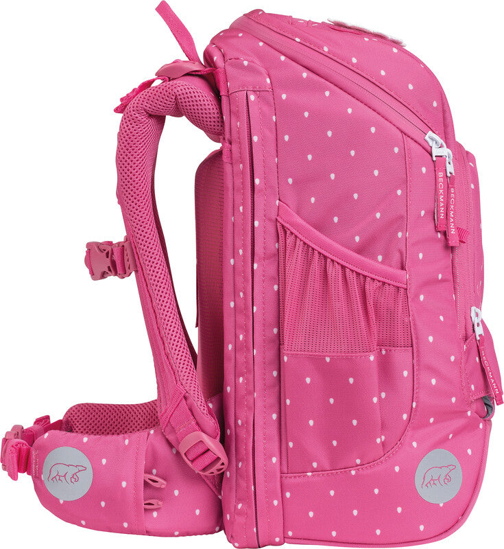 Beckmann Schulrucksack – Strawberry – Recycelte Materialien