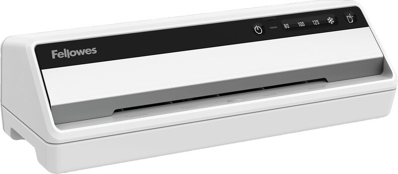 Fellowes Saturn 3i Laminiergerät A4 – Kaltlaminierer, bis 125 µm, 2 Rollen, 300 mm/min, schwarz/grau