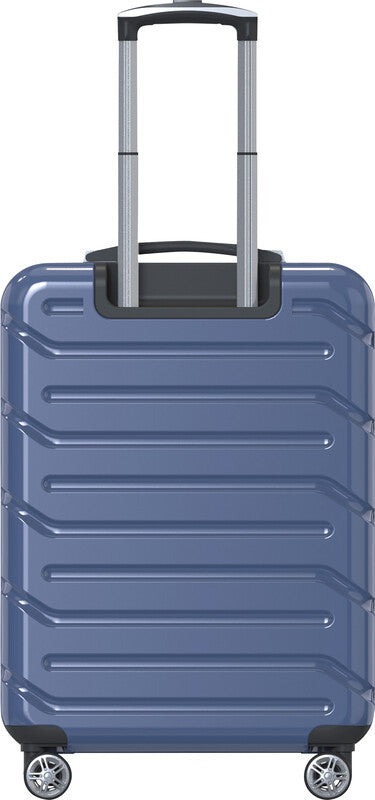 Beckmann Trolley Infinity – Hartschale PC/ABS, 4 Doppelrollen, mit TSA, Blau, 39 × 55 × 21 cm