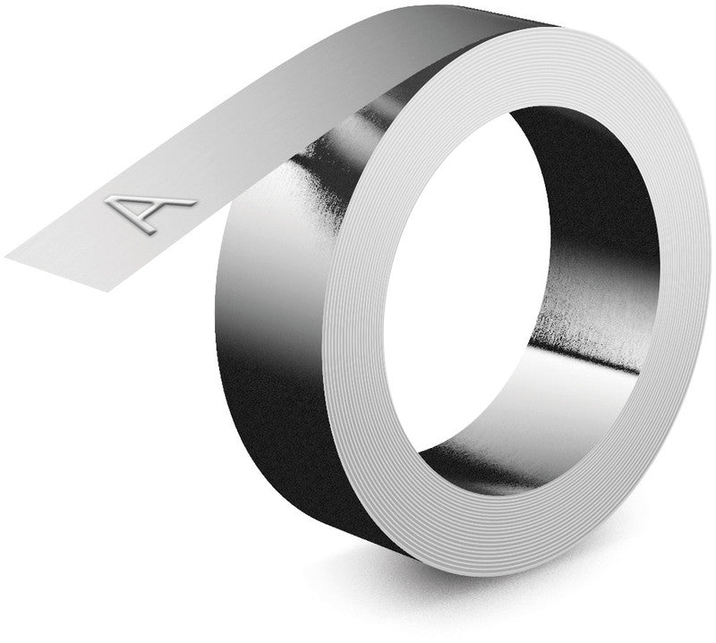 DYMO Schriftband – 12 mm × 3,7 m, silber – für DYMO Rhino M 1011