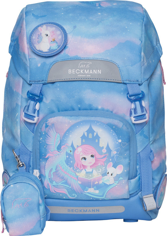Beckmann Classic Schulrucksack – Fairytale – 22 l – 24,0×37,0×25,0 cm – 100% rPET