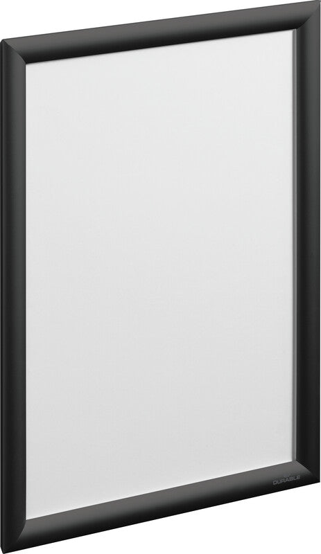 Durable Plakatrahmen – 240 × 329 mm, schwarz, Klapprahmen, für A4