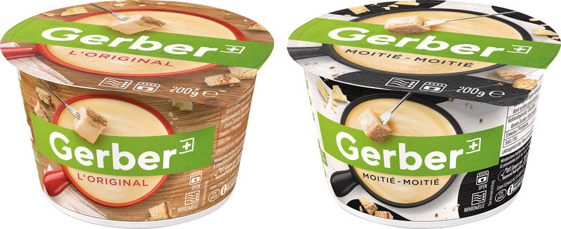 Gerber Fondue Moitié-Moitié, laktosefrei – 200 g