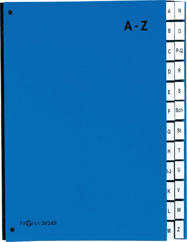Pagna Sammelmappe für A4, Karton, blau