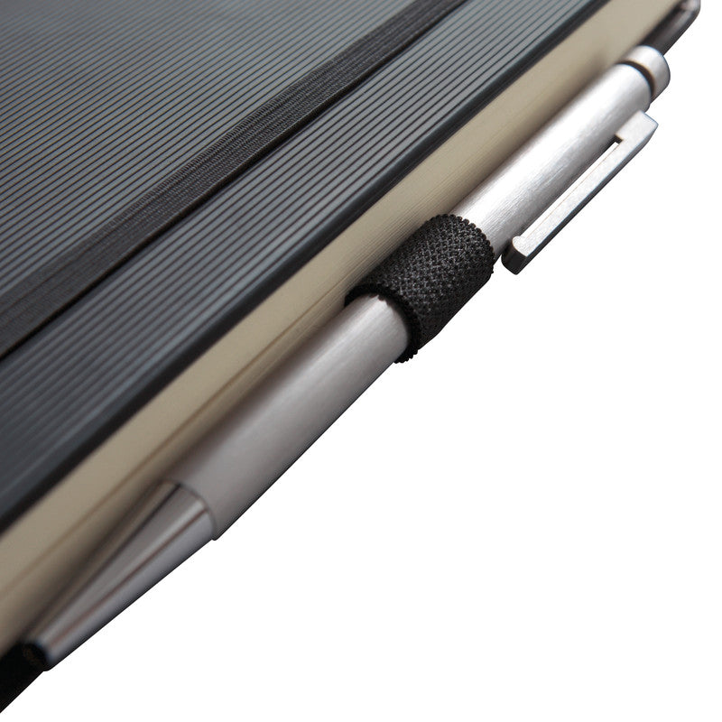 Sigel Notizbuch Conceptum, 108 × 151 mm, liniert, Fadenheftung, 194 Seiten, 80 g/m² – schwarz