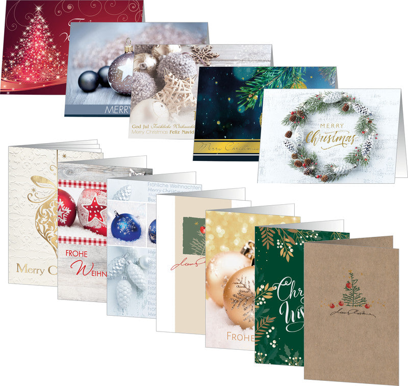 Sigel Grusskarte Christmas Joy – A6 (105 × 148 mm) – mit Umschlägen, für Inkjet/Laser/Kopierer