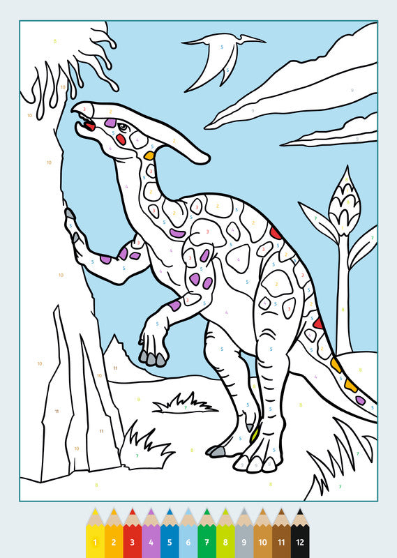 Ravensburger Dinosaurier Malbuch, Karton, 21 × 29,5 cm, Mehrfarbig, ab 5 Jahren