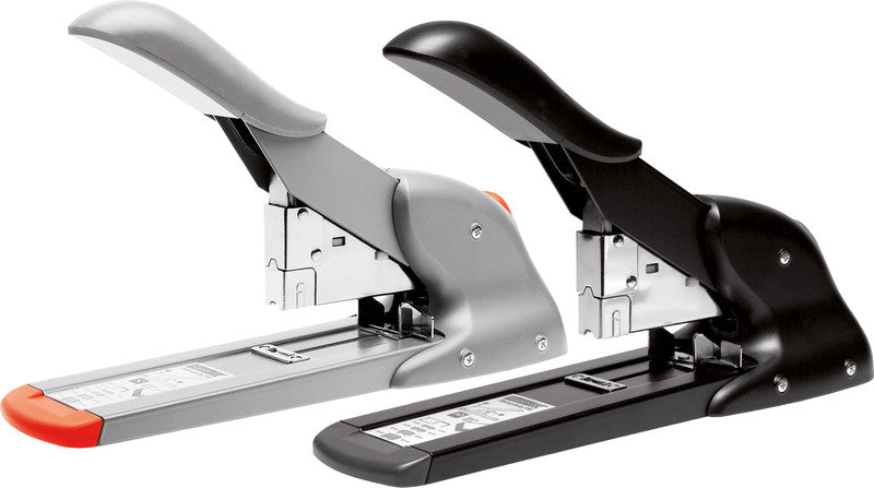 Rapid HD110 – Blockhefter, für 9/8, 9/10, 9/12 usw., verstellbarer Papieranschlag, Einlegetiefe 66 mm