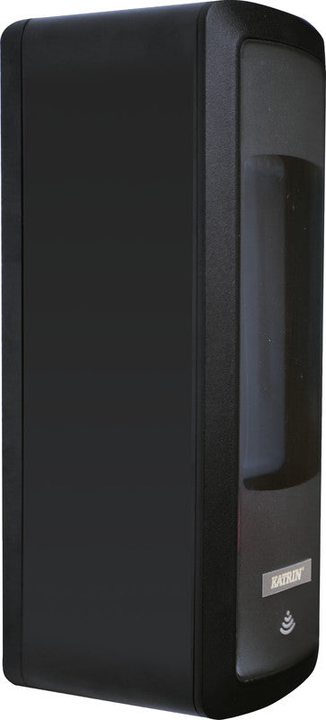 Katrin Touchfree – Seifenspender, 500 ml, für KATRIN Schaum-/Flüssig-/Gelseifen, Kunststoff, Schwarz