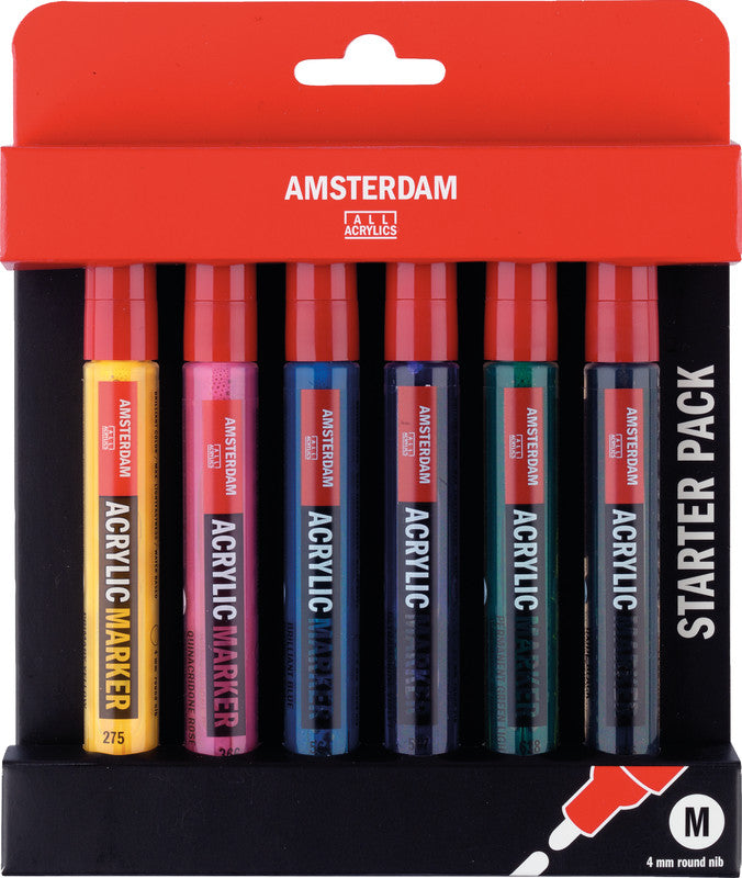 Royal Talens Permanent Marker – sortiert, 6er Pack