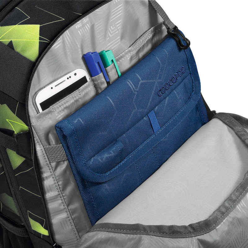 Coocazoo Rucksack Mate – Lime Flash – 30,0×44,0×23,0 cm – recycelte Materialien
