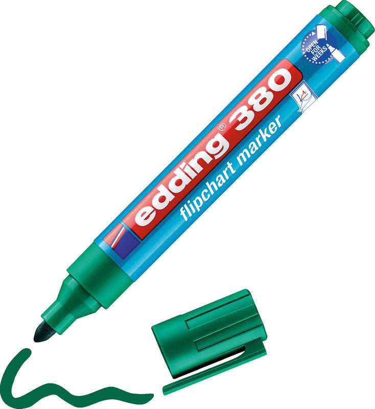 Edding Flipchart-Marker – Rundspitze 1-5 mm – Grün