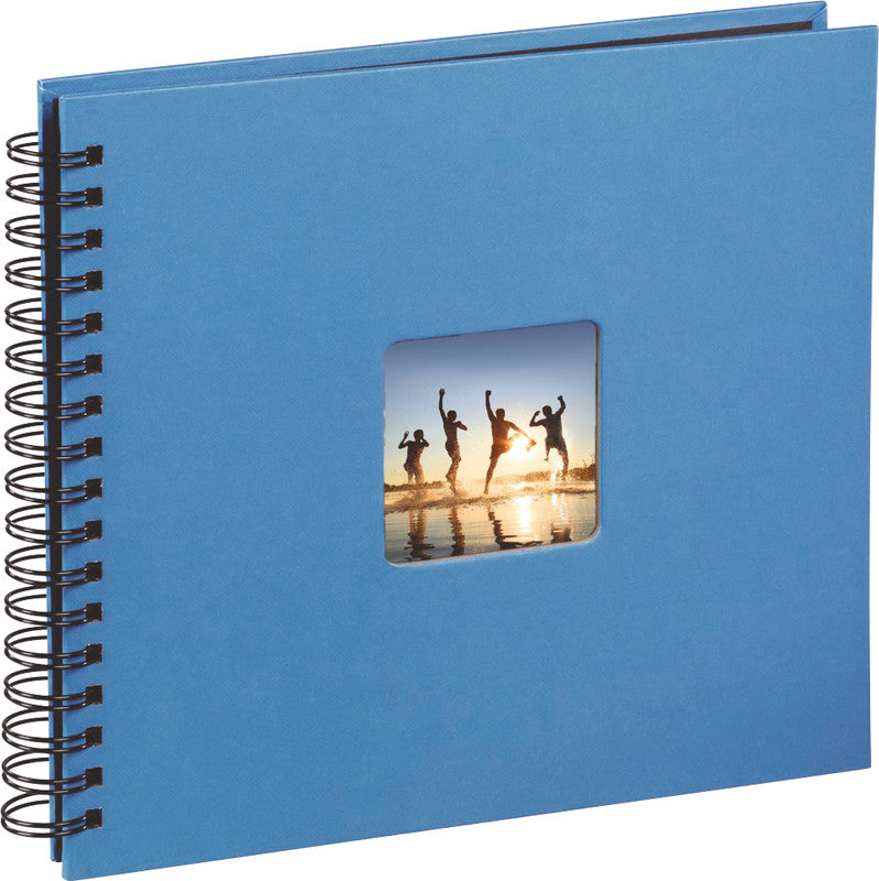 Hama Fotoalbum – Azur, mit Pergaminzwischenblättern, Spiralbindung, Papier, 360 × 320 mm