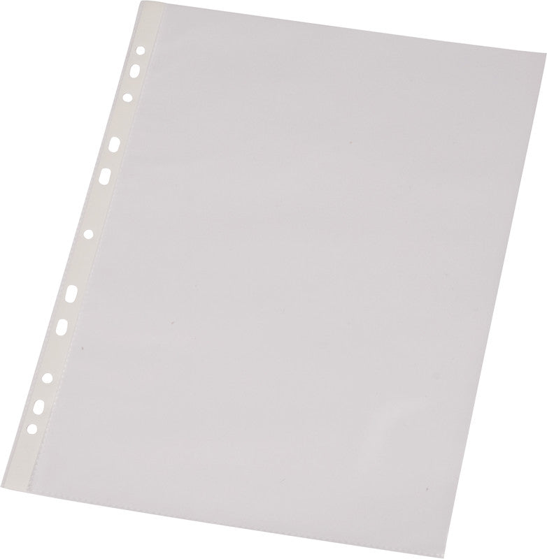Q-CONNECT Sichtmappe A4 – transparent, Polypropylen, glänzend, 50 µm, 100er-Pack