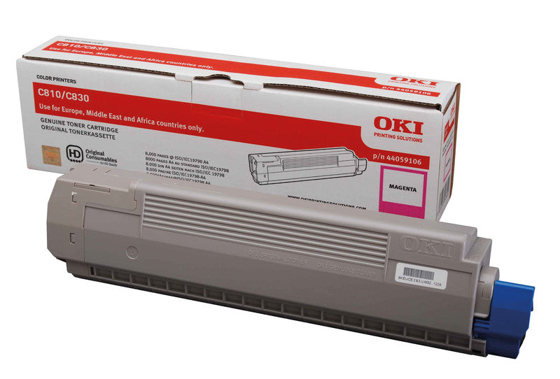 OKI Toner – magenta, 8000 Seiten