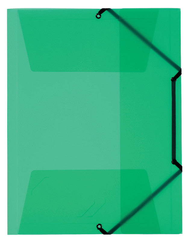 Kolma Sammelmappe für A4, Kunststoff, Grün, mit Gummizug