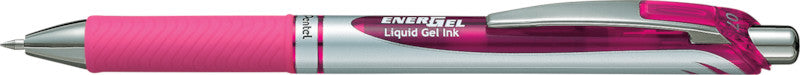 Pentel EnerGel Xm RT Feiner Gelschreiber – pink, 0,7 mm, schnelltrocknend, Druck, nachfüllbar
