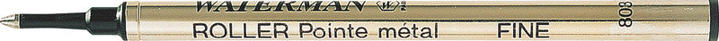 Waterman Rollerpatrone – Schwarz, 0,8 mm, geruchsarm, 1 Stück