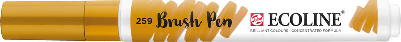 Talens Brush Pen 259 – Pinselspitze – Sandgelb – Wasservermalbar