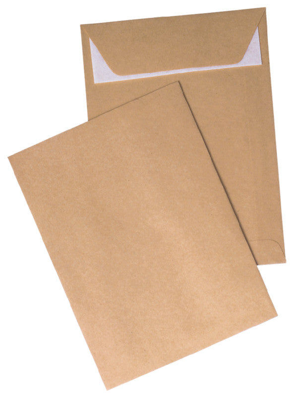 Elco Papierversandtasche – 120 × 162 mm, braun, selbstklebend – 500 Stück