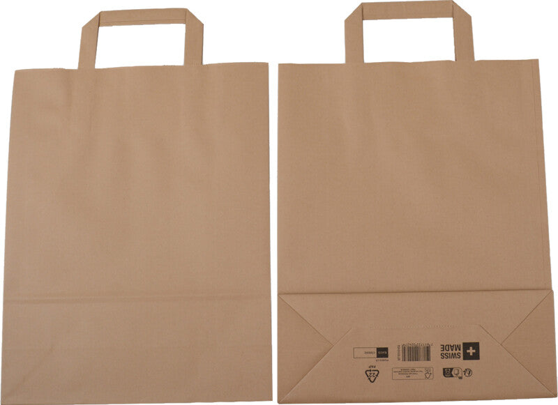 Elco Tragetasche, braun – 260 × 330 × 100 mm – 50 Stk.
