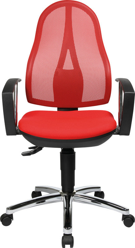 Topstar Bürostuhl Open Point P Plus – Sitzhöhe 43–51 cm, 110 kg, rot