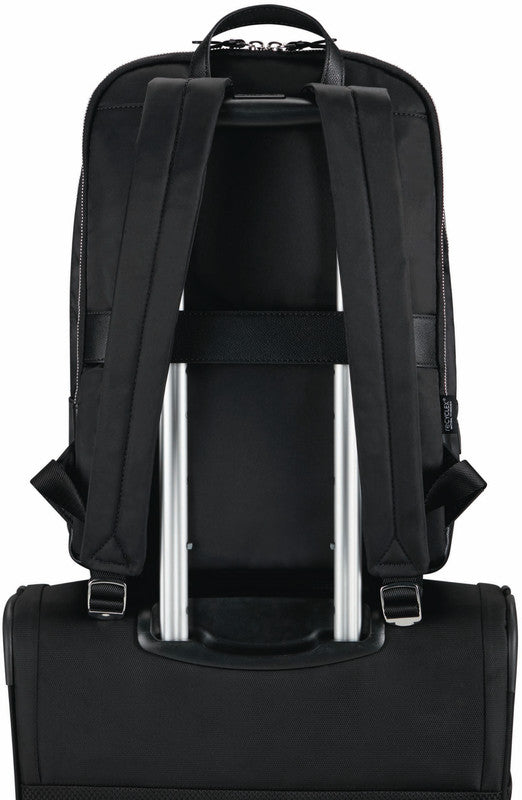 Samsonite Karissa Biz 2.0 Notebook-Rucksack – 13,5 l, USB-Port, Aufsteckfunktion, Nylon, Schwarz