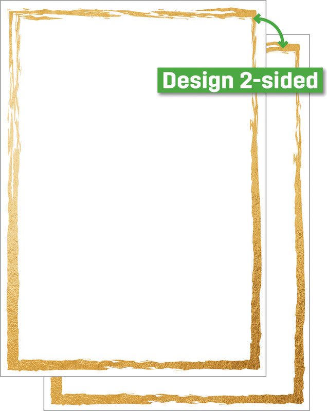 Sigel Designpapier Golden Frame – A4, 200 g/m², 50 Blatt
