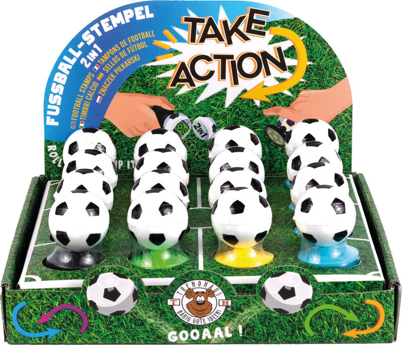 Trendhaus Motivstempel – Fussball, selbstfärbend, sortiert