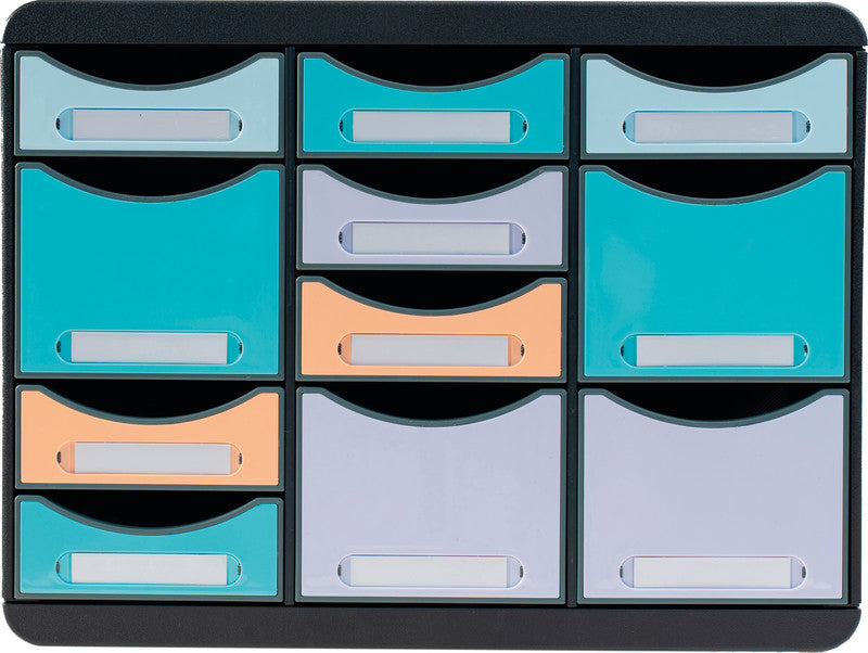 Exacompta Schubladenelement – für Formate bis A4+ – 278 × 271 × 347 mm