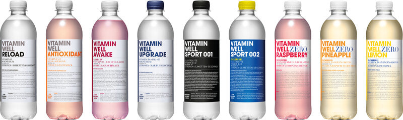 Vitamin Well – Vitaminwasser Zero Zitrone – 5 dl