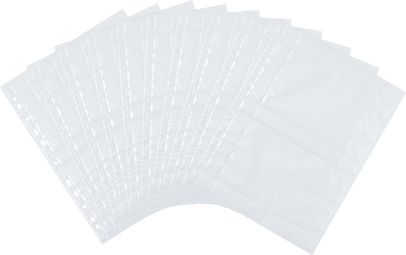 HERMA Sichtmappe 10 × 15 cm – 40 Hüllen, Transparent, Polypropylen, Glänzend, 10er-Pack