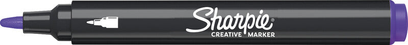 Sharpie Acrylmarker Creative – Rundspitze 2,5 mm – Sortiert – 12er-Set – Für dunkles Papier geeignet