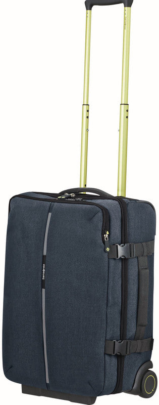 Samsonite Rolling-Duffel Handgepäck – 39 l, Weichschale, 2 Rollen, mit TSA, Eclipse Blue, 36 × 57 × 24 cm