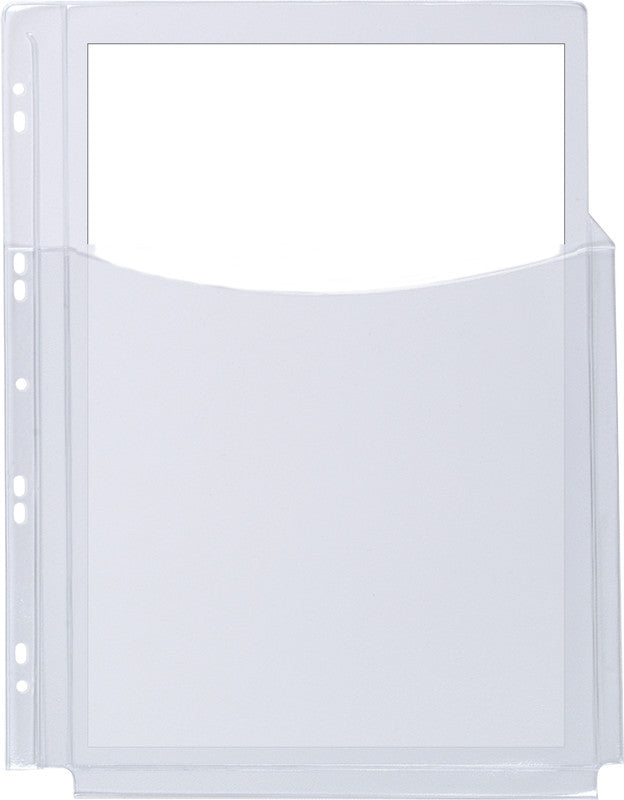 Q-CONNECT Sichtmappe A4 – transparent, Kunststoff, glänzend, 180 µm, 5er-Pack