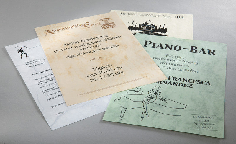 Sigel Marmorpapier Grau – A4, 200 g/m², 50 Blatt